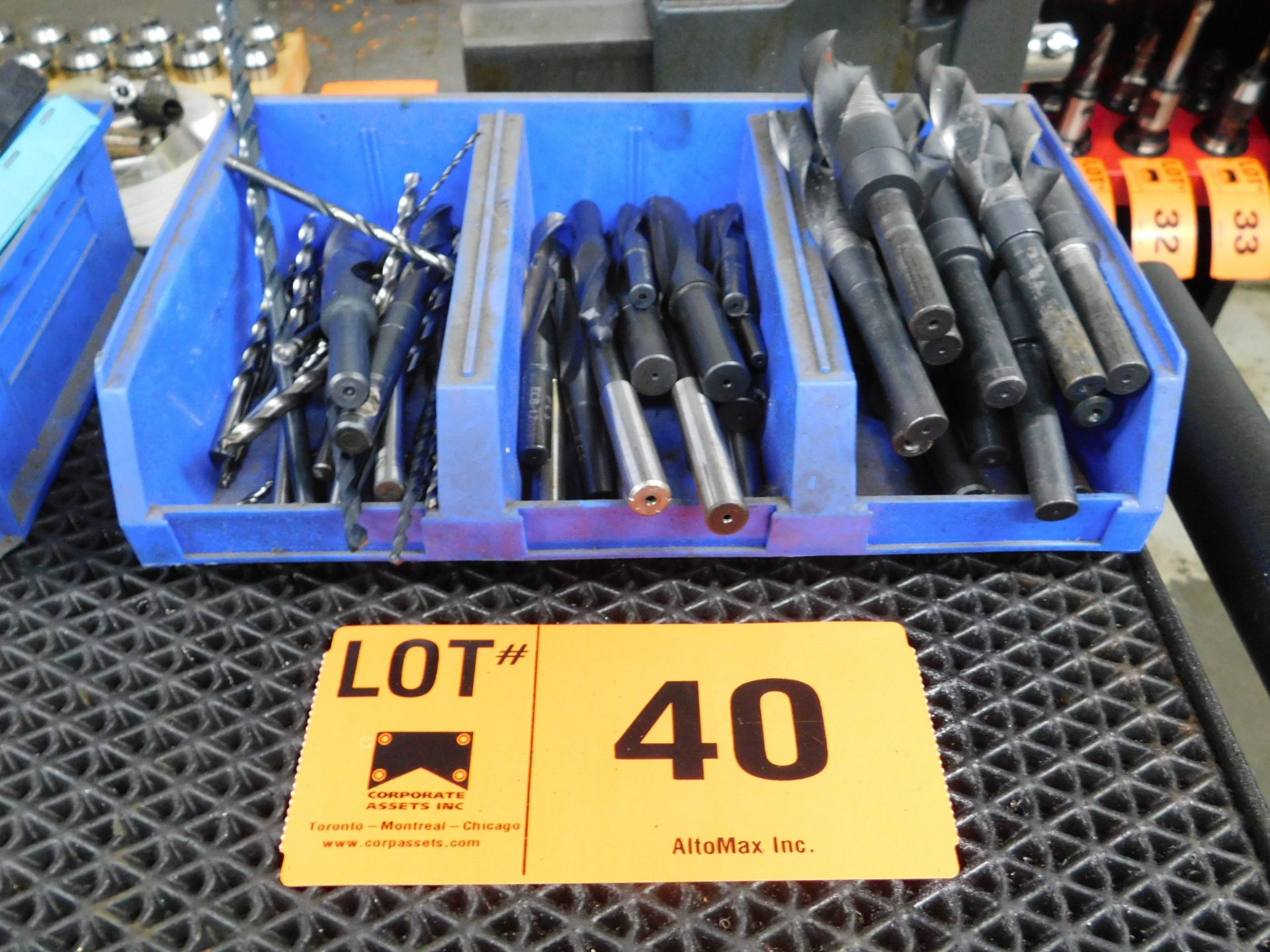 LOT/ DRILLS & COUNTERBORES