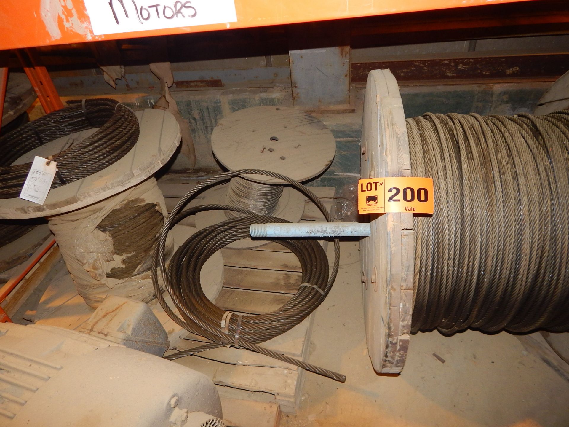 LOT/ STEEL CABLE (LOCATED AT STOBIE MINE)