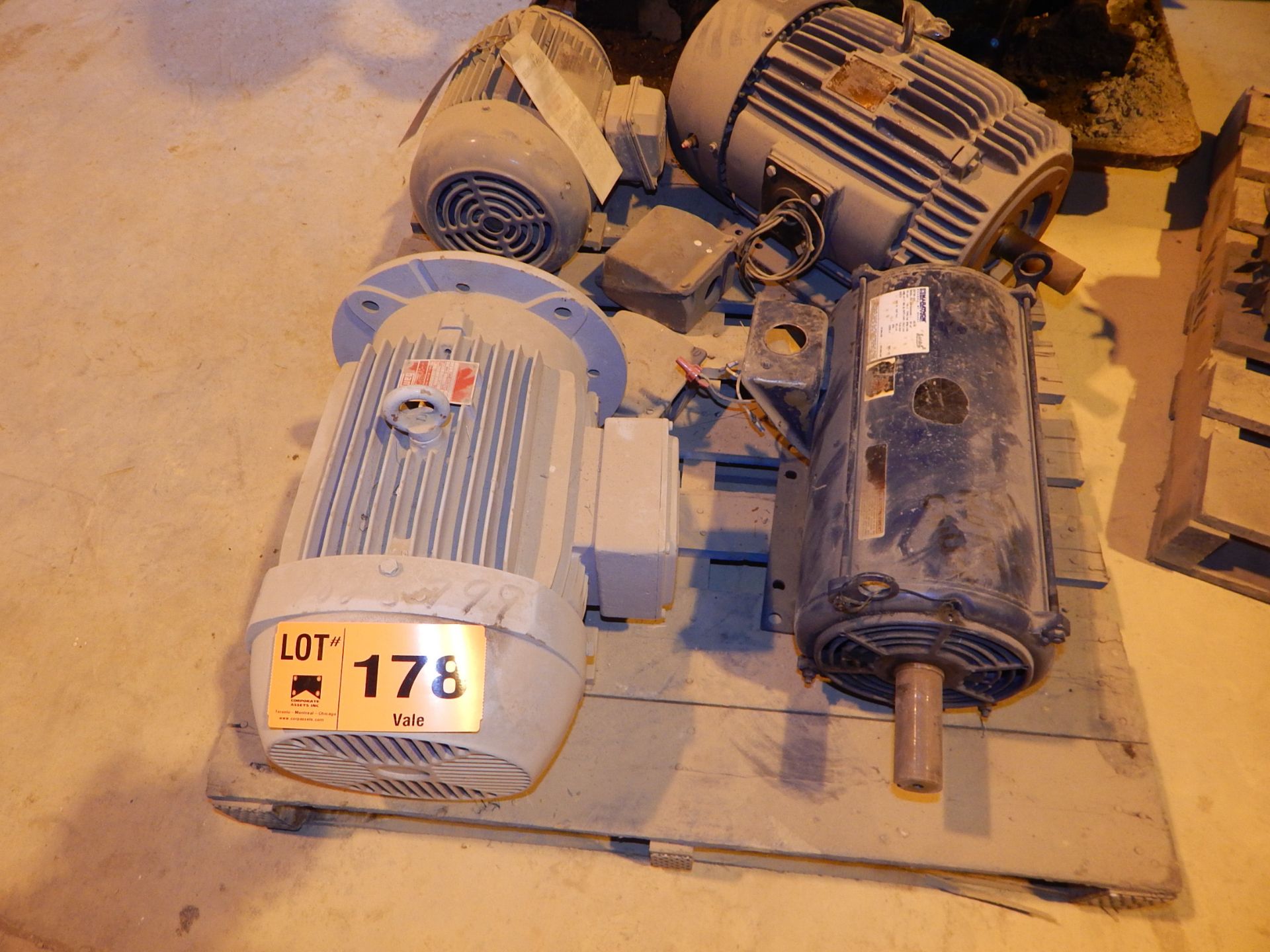 LOT/ ELECTRIC MOTORS (LOCATED AT STOBIE MINE)