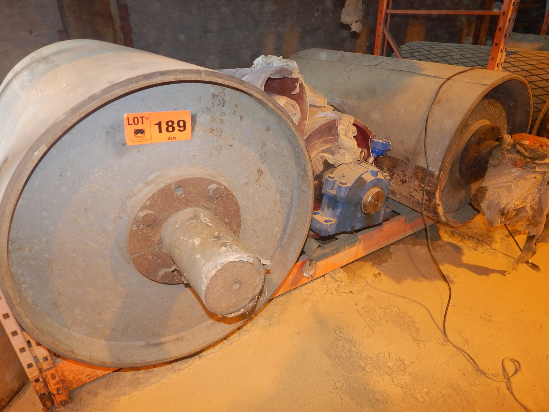 LOT/ (3) CONVEYOR PULLEYS 38" X 51", 24" X 46", 30" X 57" (LOCATED AT STOBIE MINE)