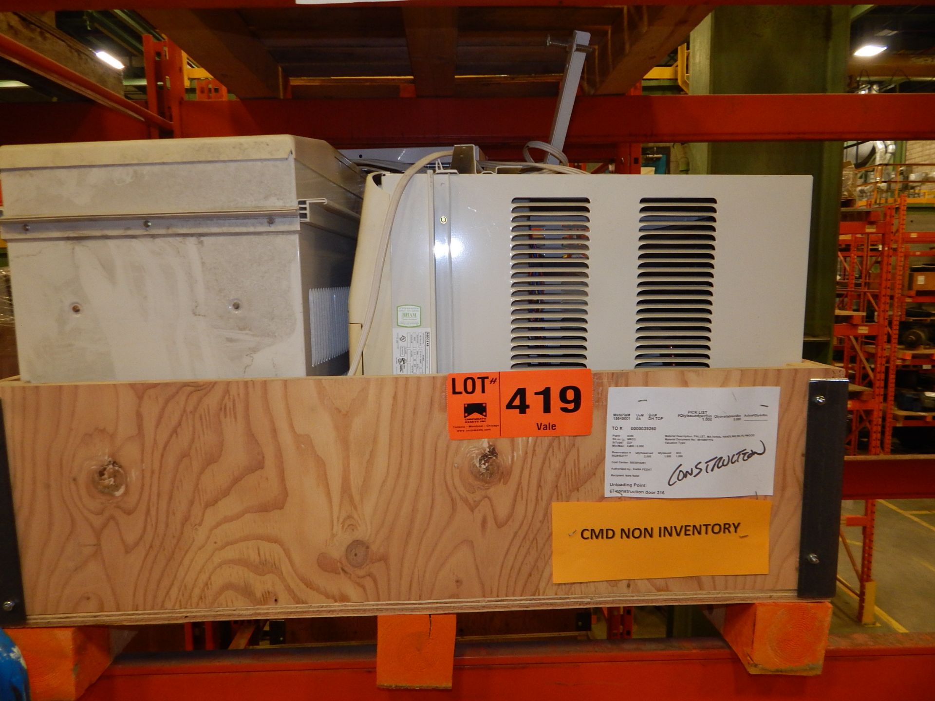 LOT/ A/C UNITS (LOCATED AT CMD WAREHOUSE)