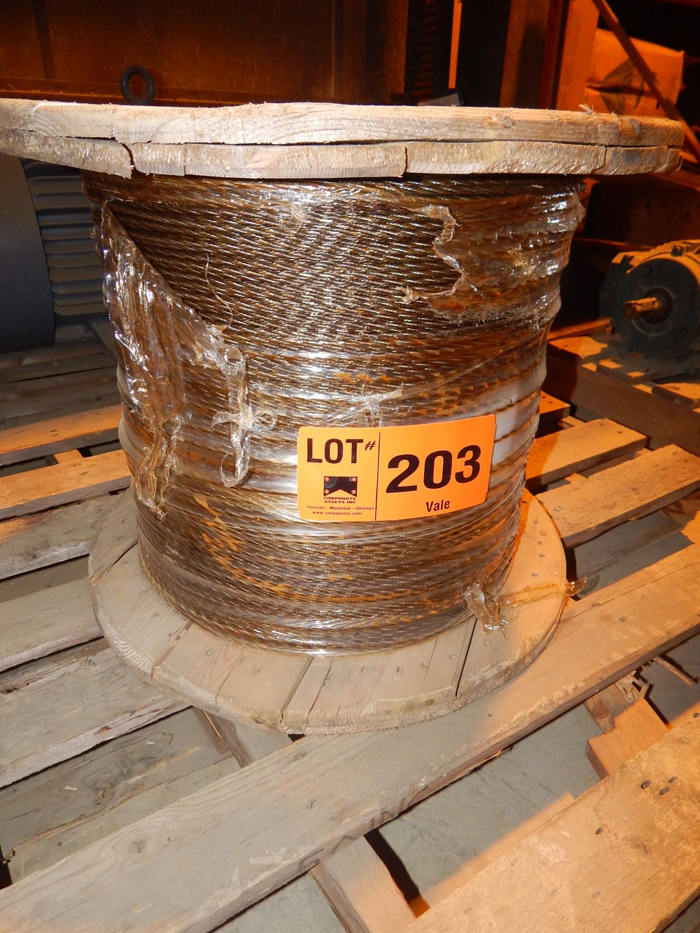 1/4" STEEL CABLE (LOCATED AT STOBIE MINE)