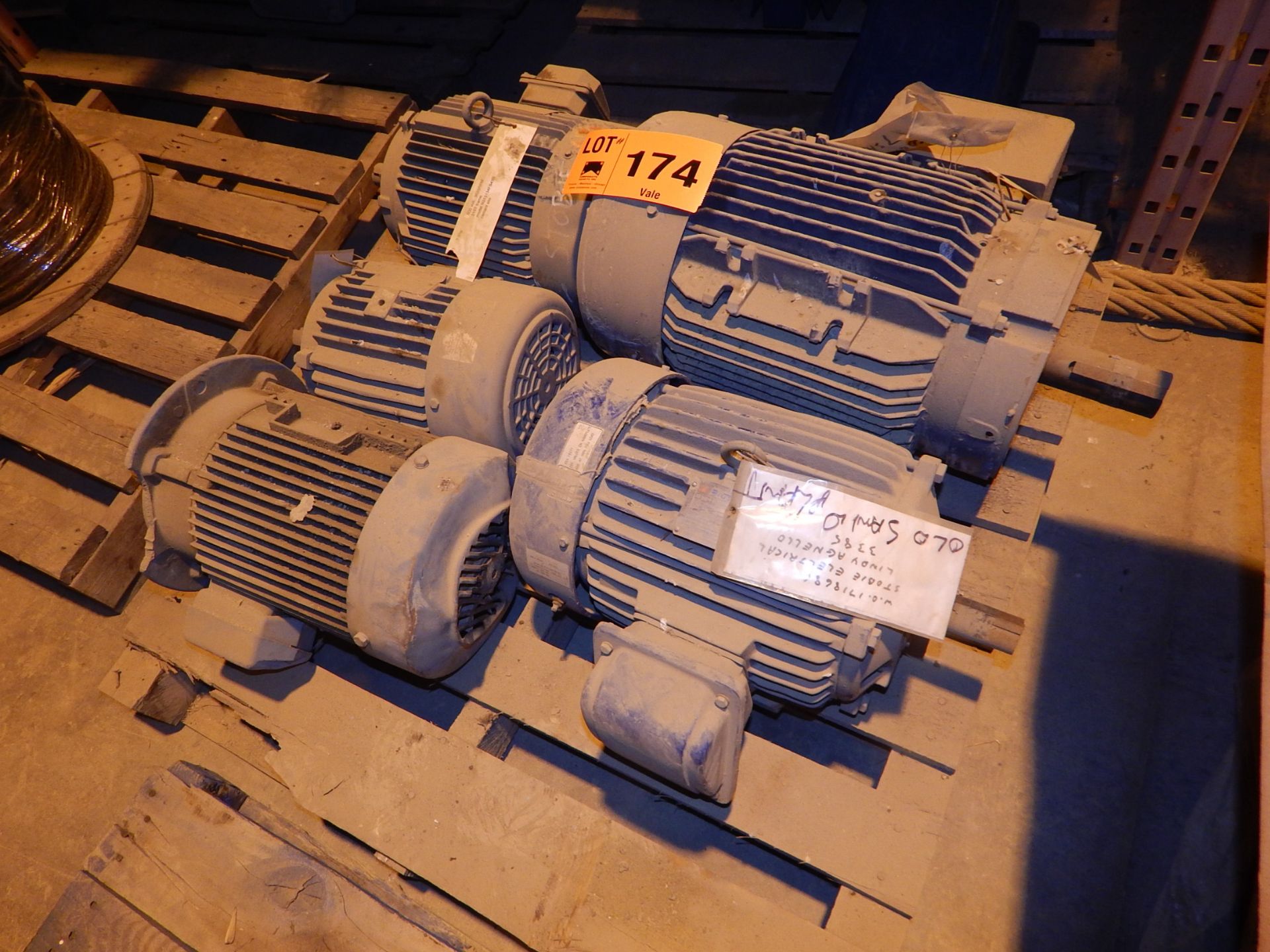 LOT/ ELECTRIC MOTORS (LOCATED AT STOBIE MINE)