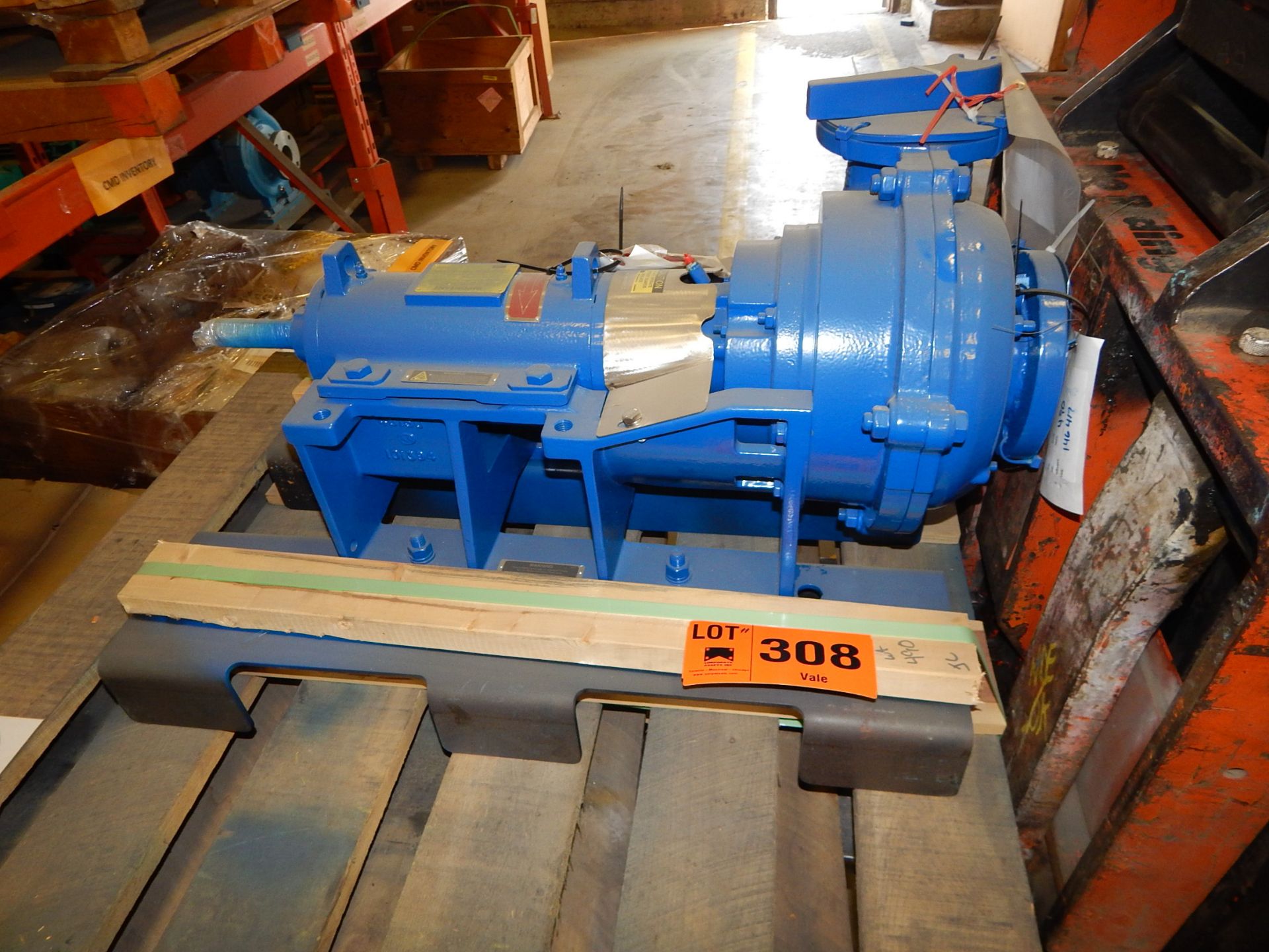 LOT/ CONTENTS OF SKID CONSISTING OF PUMP (LOCATED AT CMD WAREHOUSE)