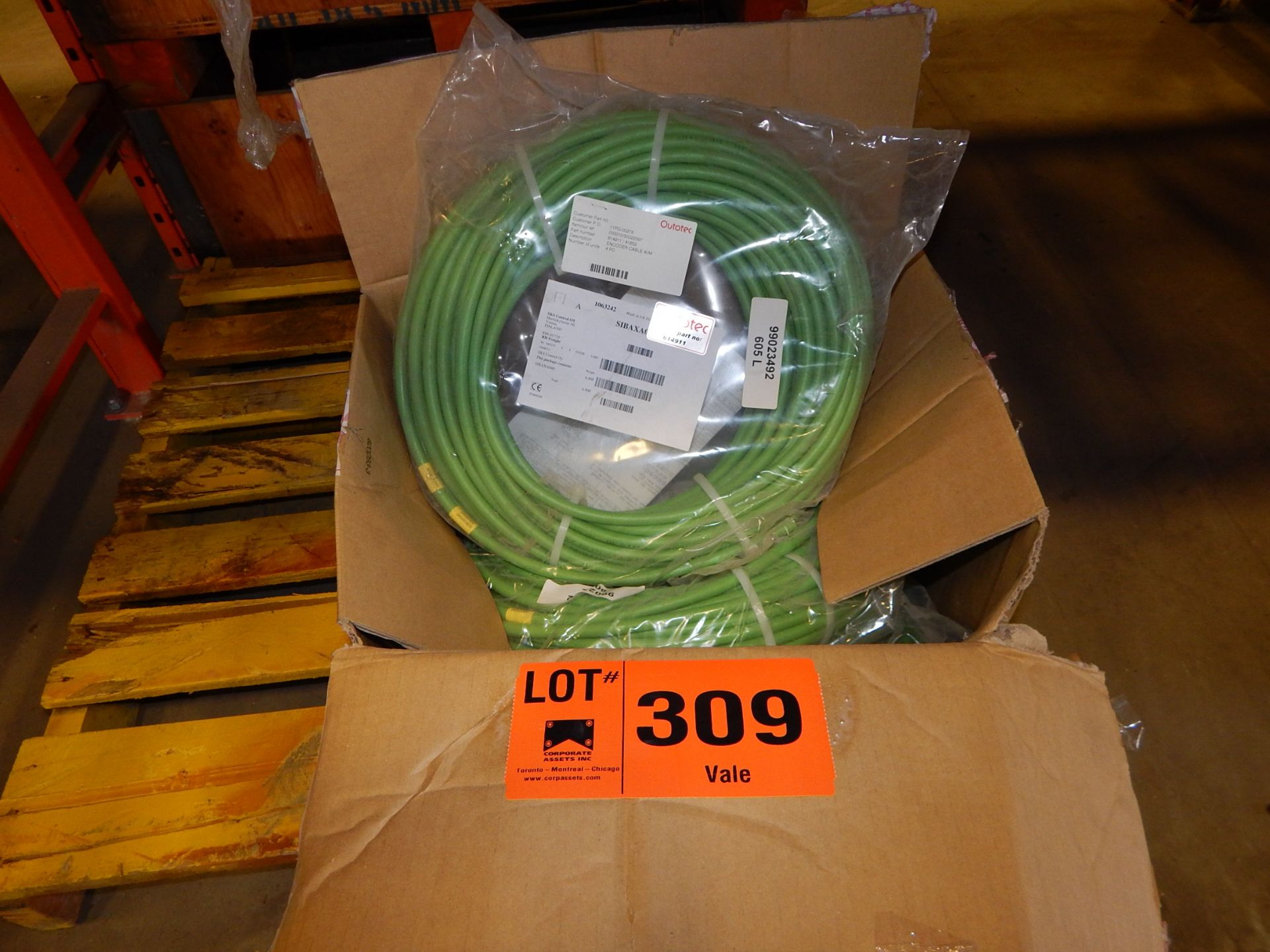 LOT/ CONTENTS OF SKID CONSISTING OF CABLE (LOCATED AT CMD WAREHOUSE)