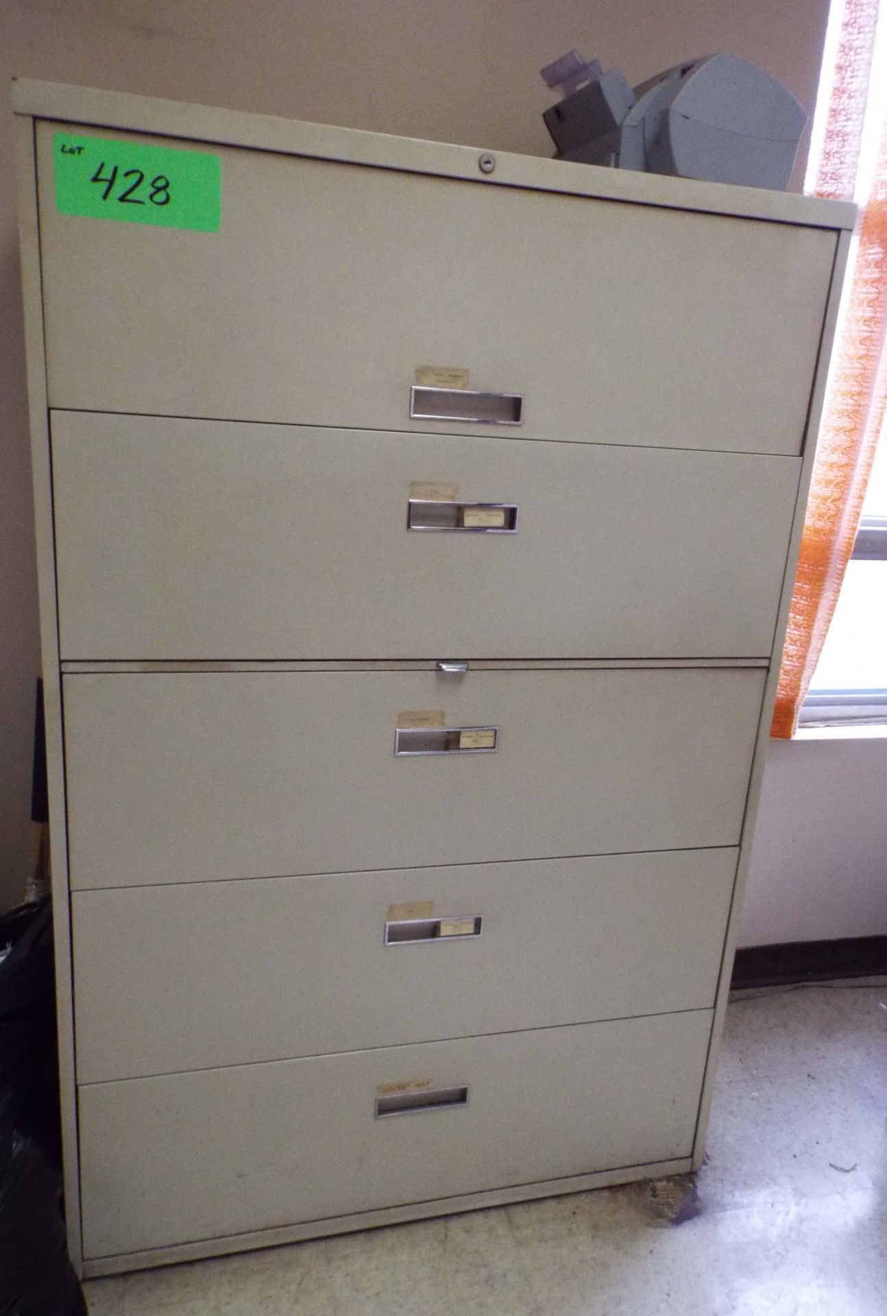 5 DRAWER LATERAL FILE CABINET