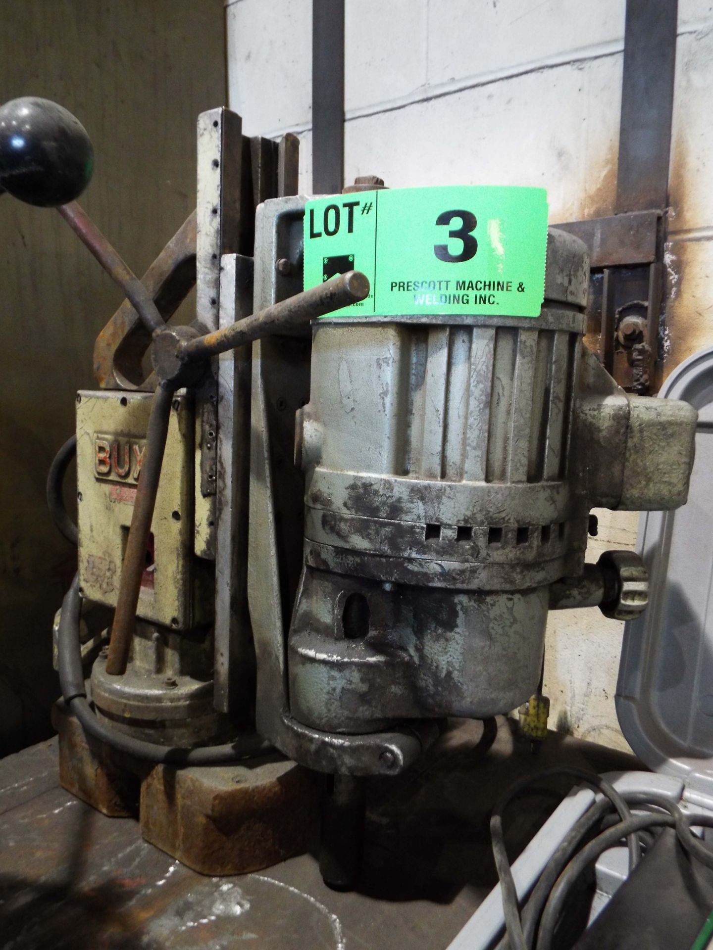 BUX DH50RP MAG BASE DRILL, S/N: BS17605