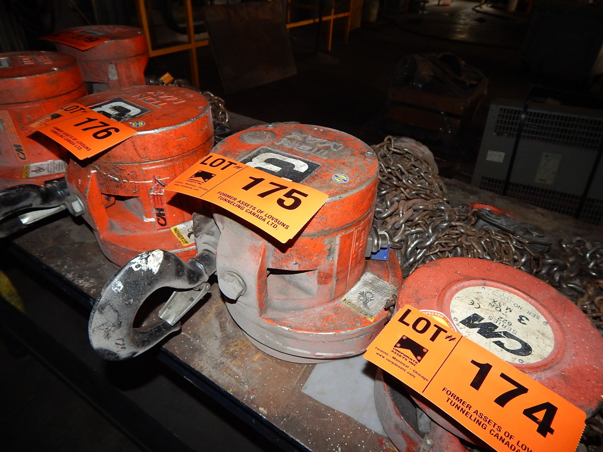 CM 3 TON CHAIN HOIST