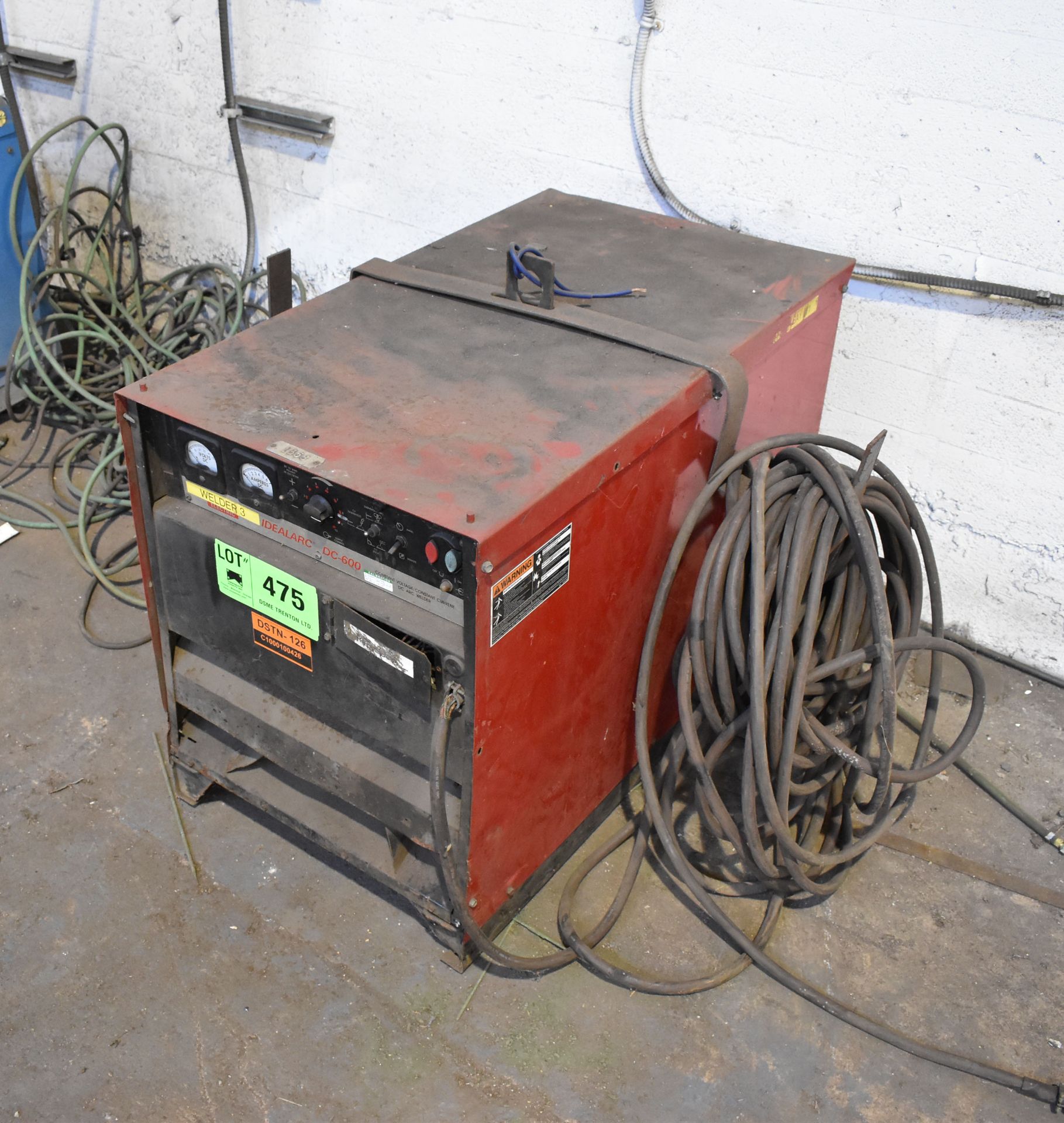 LINCOLN ELECTRIC DC600 WELDING POWER SOURCE (CI) [RIGGING FEE FOR LOT# 475 - $40 USD +PLUS TAXES]