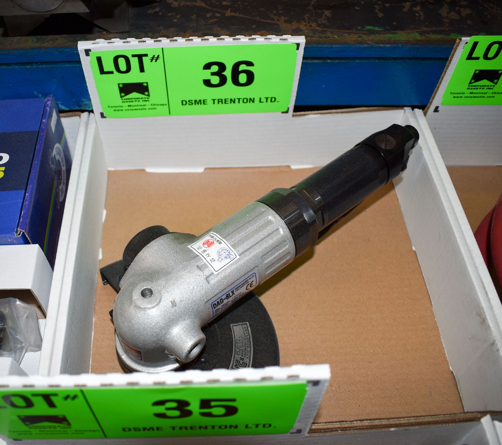 DAEWOO DAG-6LX 6" PNEUMATIC ANGLE GRINDER