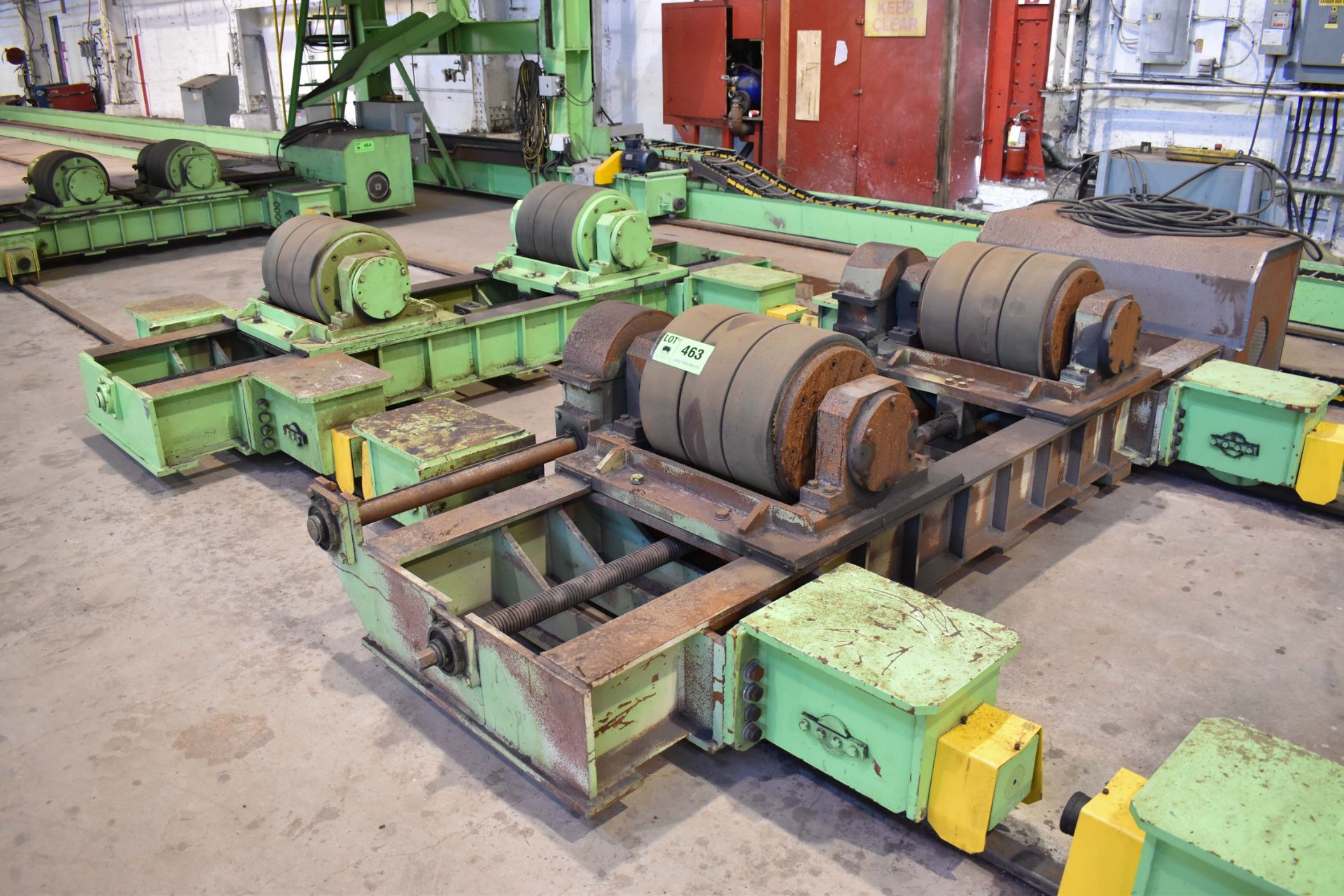 JONGHAP (2011) STR-100/50, 100 TON CAPACITY DRIVER & IDLER TURNING ROLL SETS WITH 17.70" URETHANE