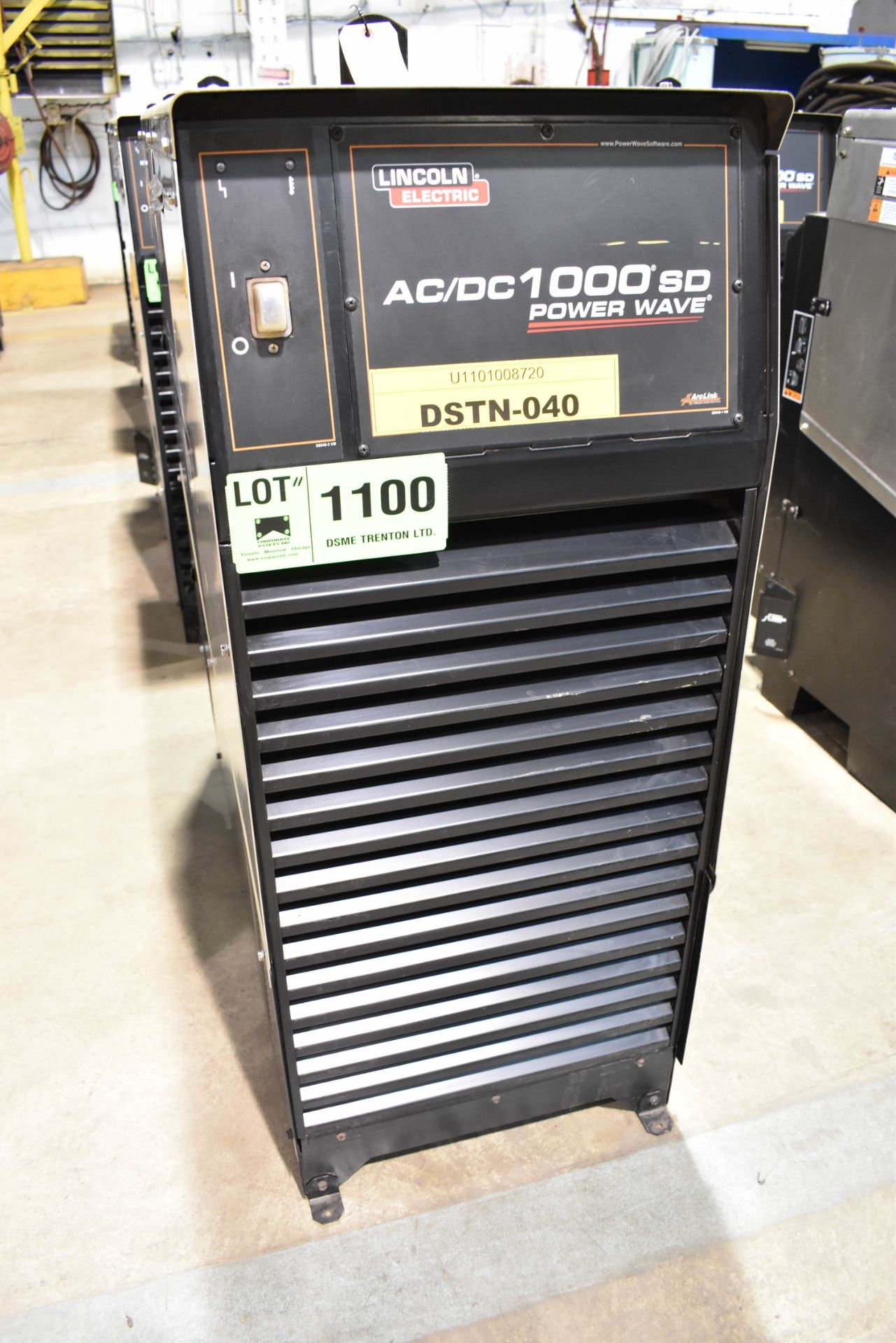 LINCOLN ELECTRIC AC/DC1000SD POWER WAVE WELDING POWER SOURCE (CI) [RIGGING FEE FOR LOT# 1100 - $