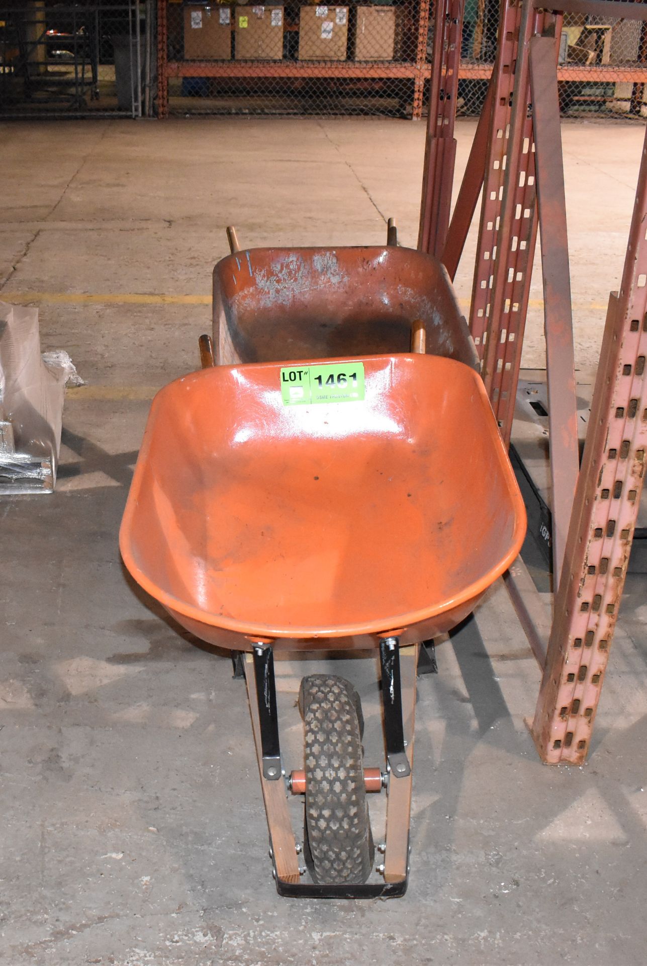 LOT/ (2) WHEEL BARROWS