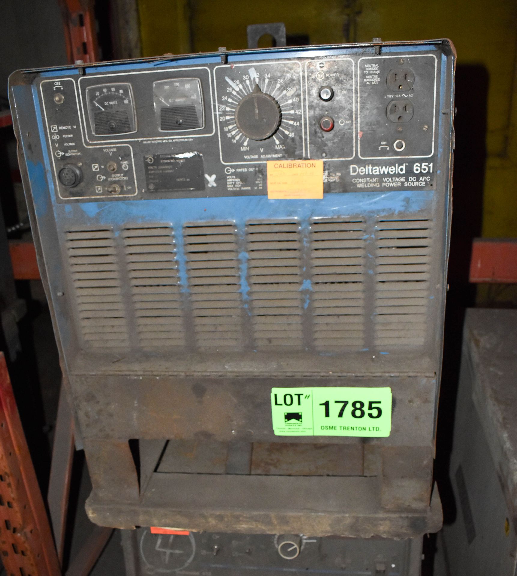MILLER DELTAWELD 651 WELDING POWER SOURCE [RIGGING FEE FOR LOT# 1785 - $40 USD +PLUS TAXES]