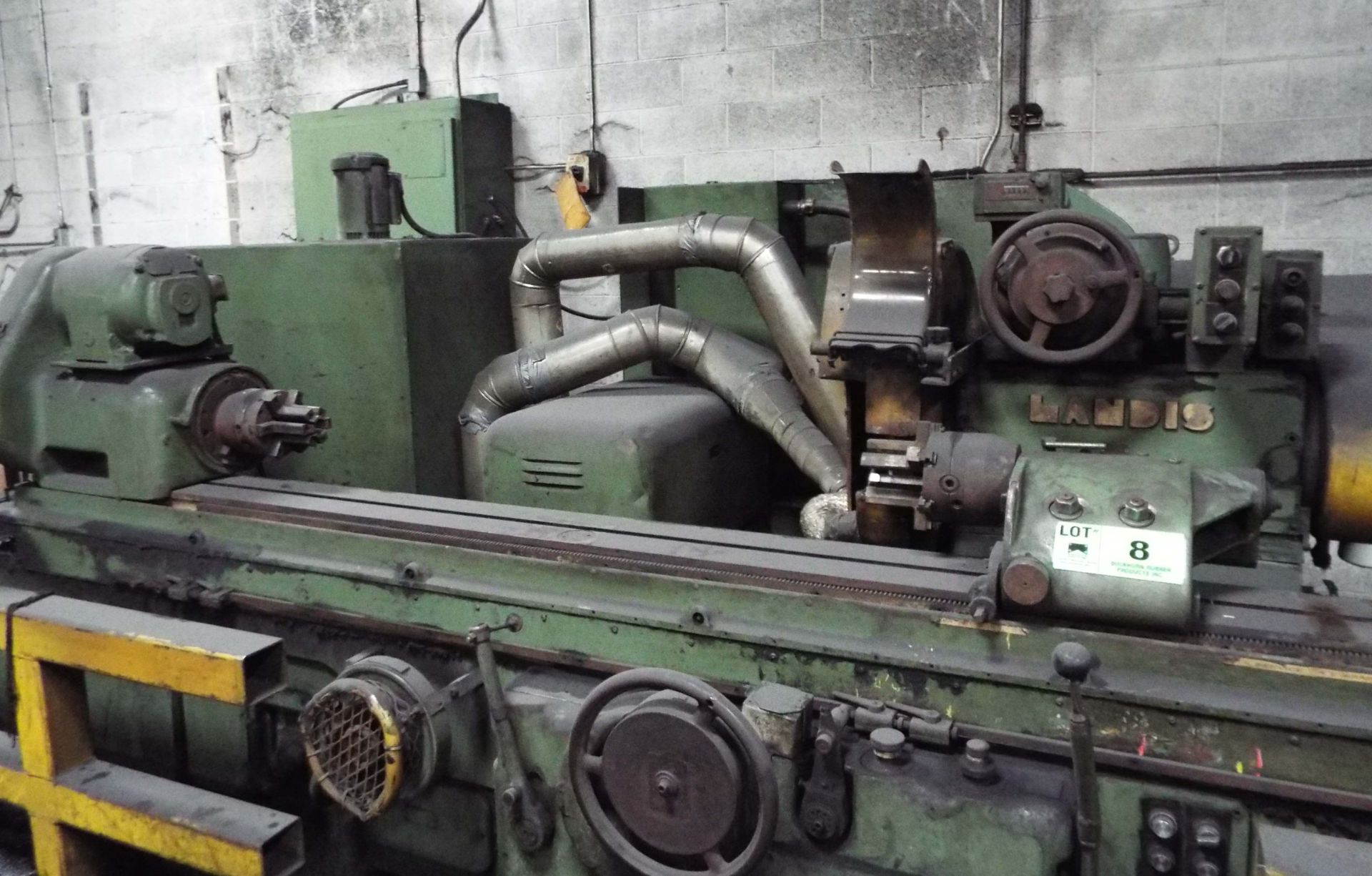 LANDIS 10X96 CYLINDRICAL GRINDER WITH 10" SWING OVER TABLE, 96" BETWEEN CENTERS, 28" DIAMETER WHEEL, - Image 3 of 3