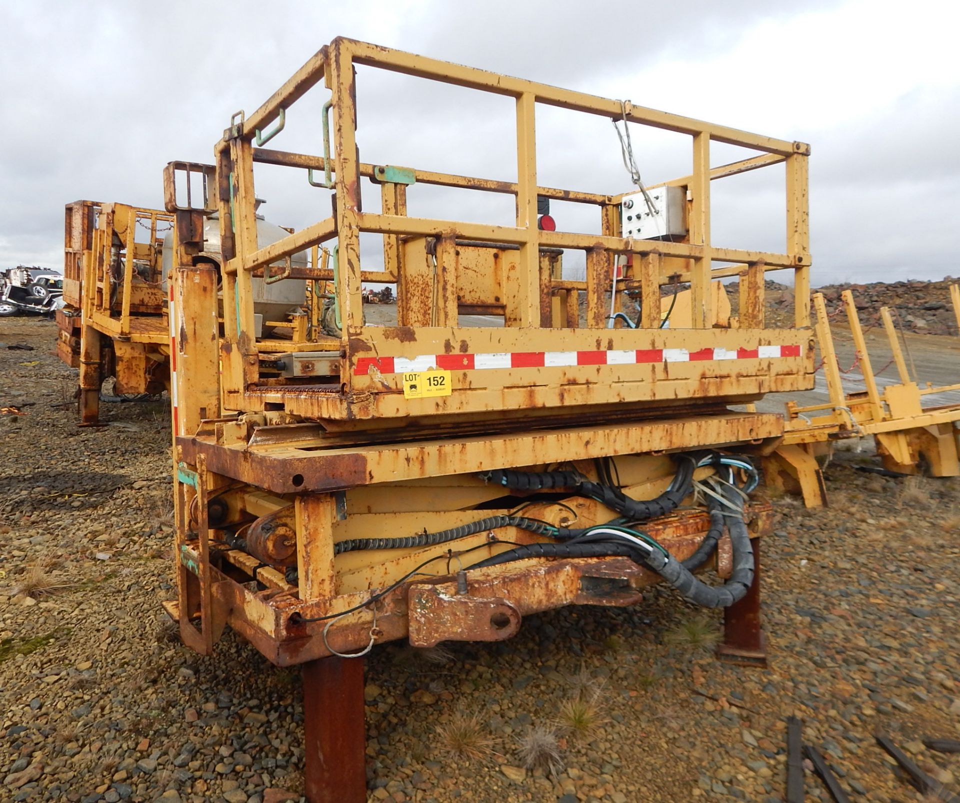 ANFO LOADER BACK END WITH OUT TANK (LOCATED AT NORTH MINE)