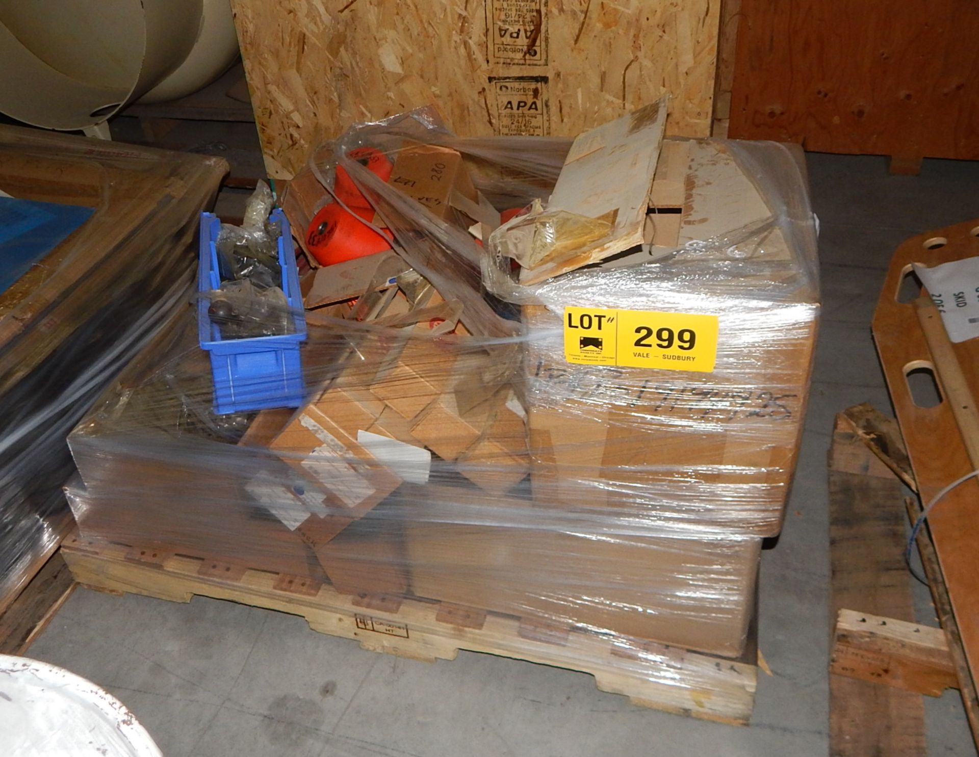 LOT/ VALVE AND PARTS (LOCATED AT AER WAREHOUSE)