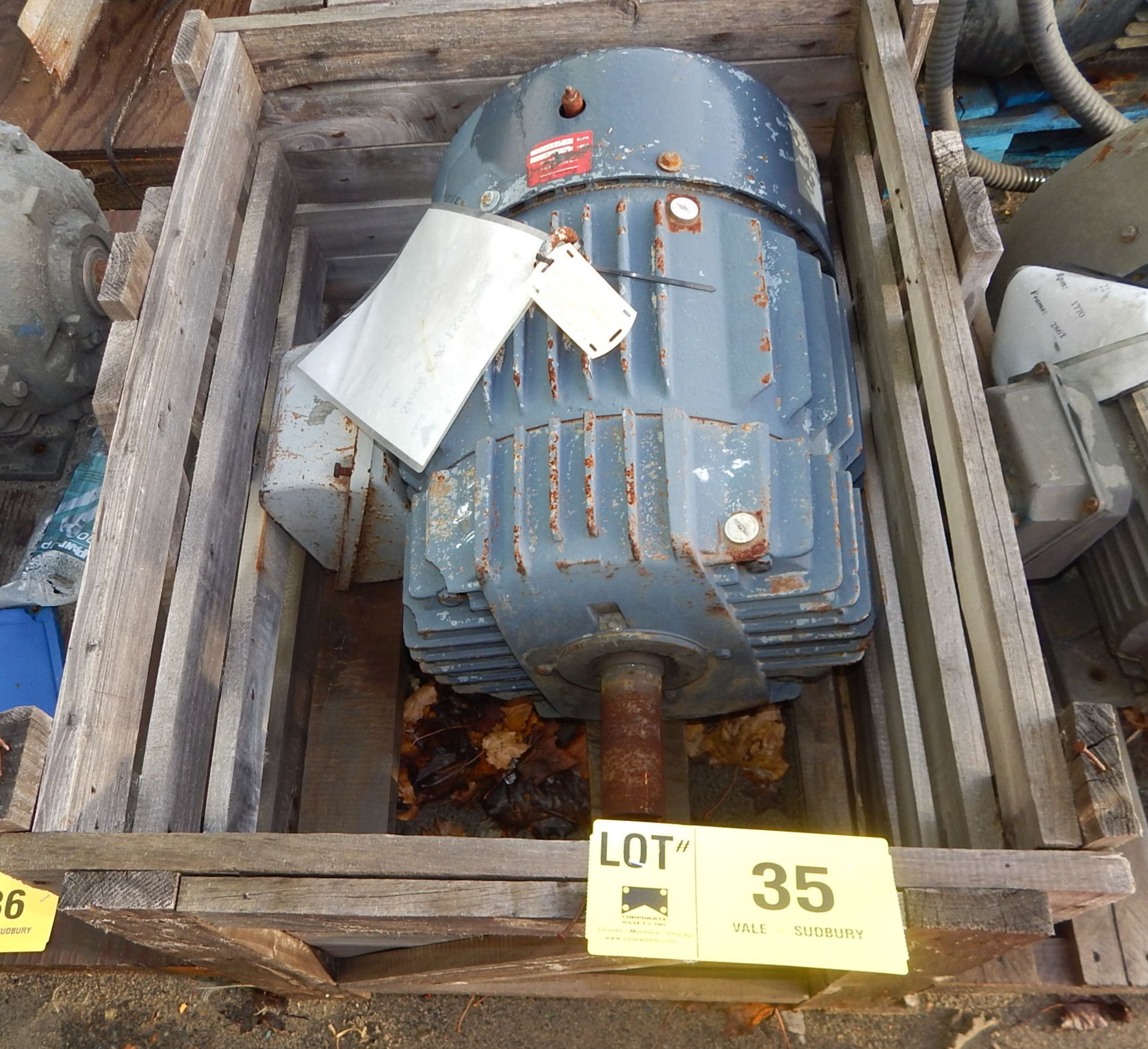 GE 40HP/575VOLT/1775RPM ELECTRIC MOTOR (LOCATED AT CMD YARD)