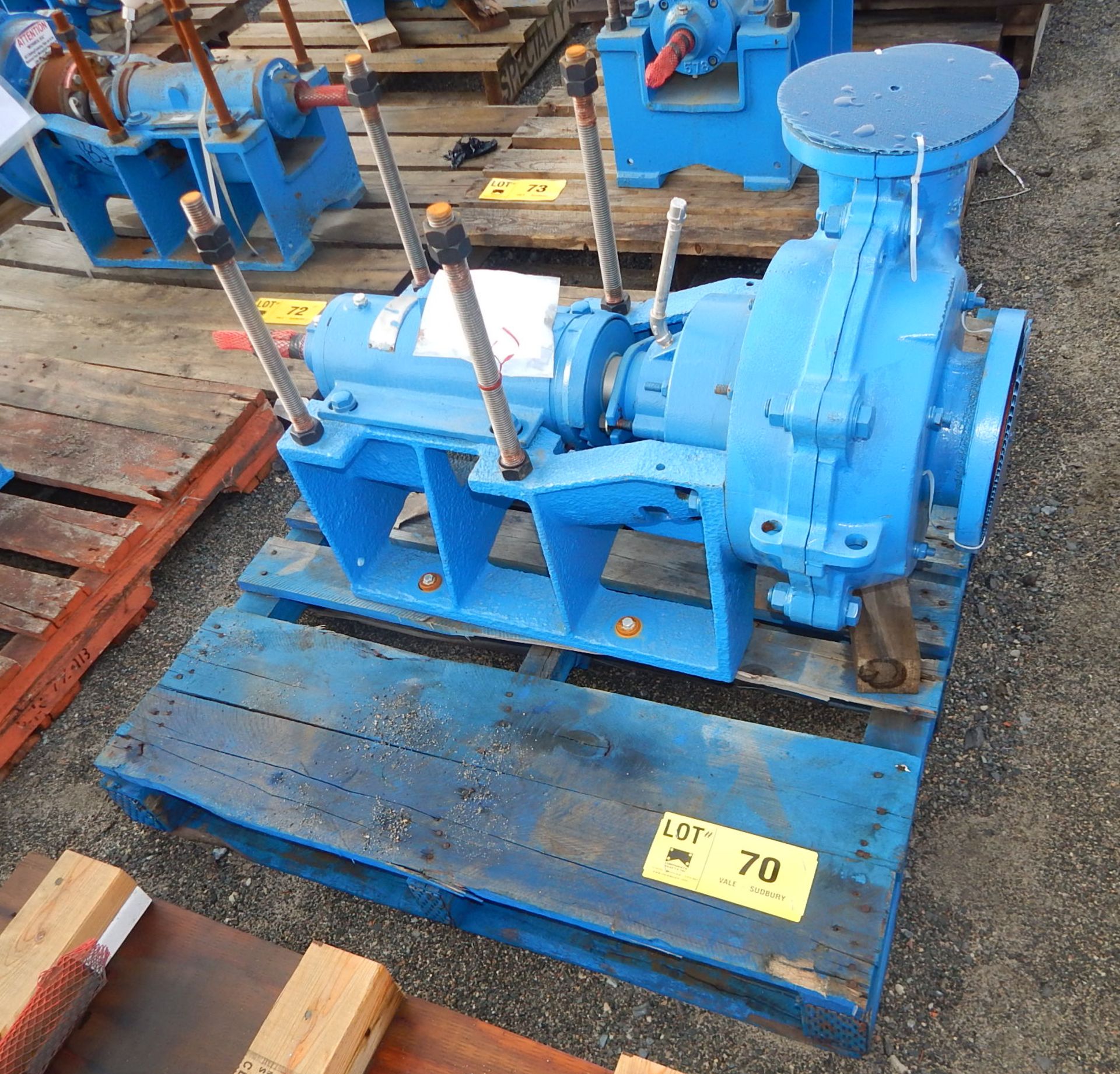 LOT/ 4" X 3" GALIGHER ASH PUMP (LOCATED AT CMD YARD)