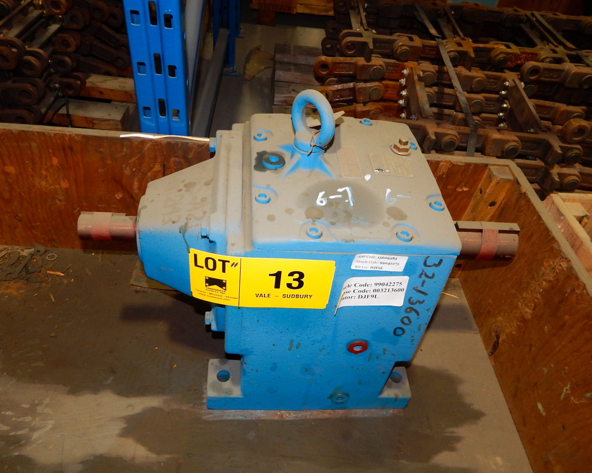 HAMILTON GEAR 107.89:1 RATIO GEAR BOX (LOCATED AT AER WAREHOUSE)