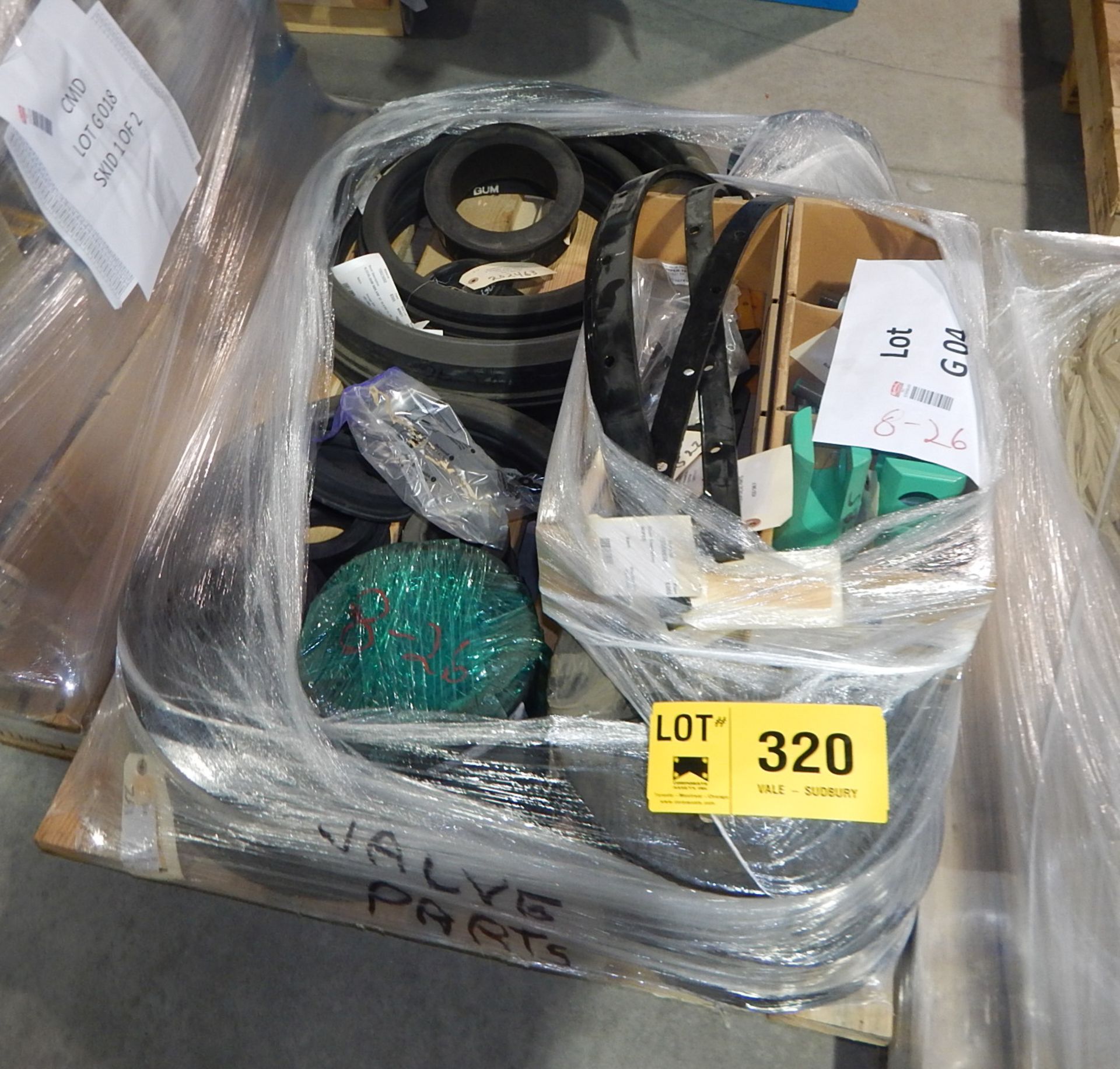 LOT/ VALVE PARTS (LOCATED AT AER WAREHOUSE)
