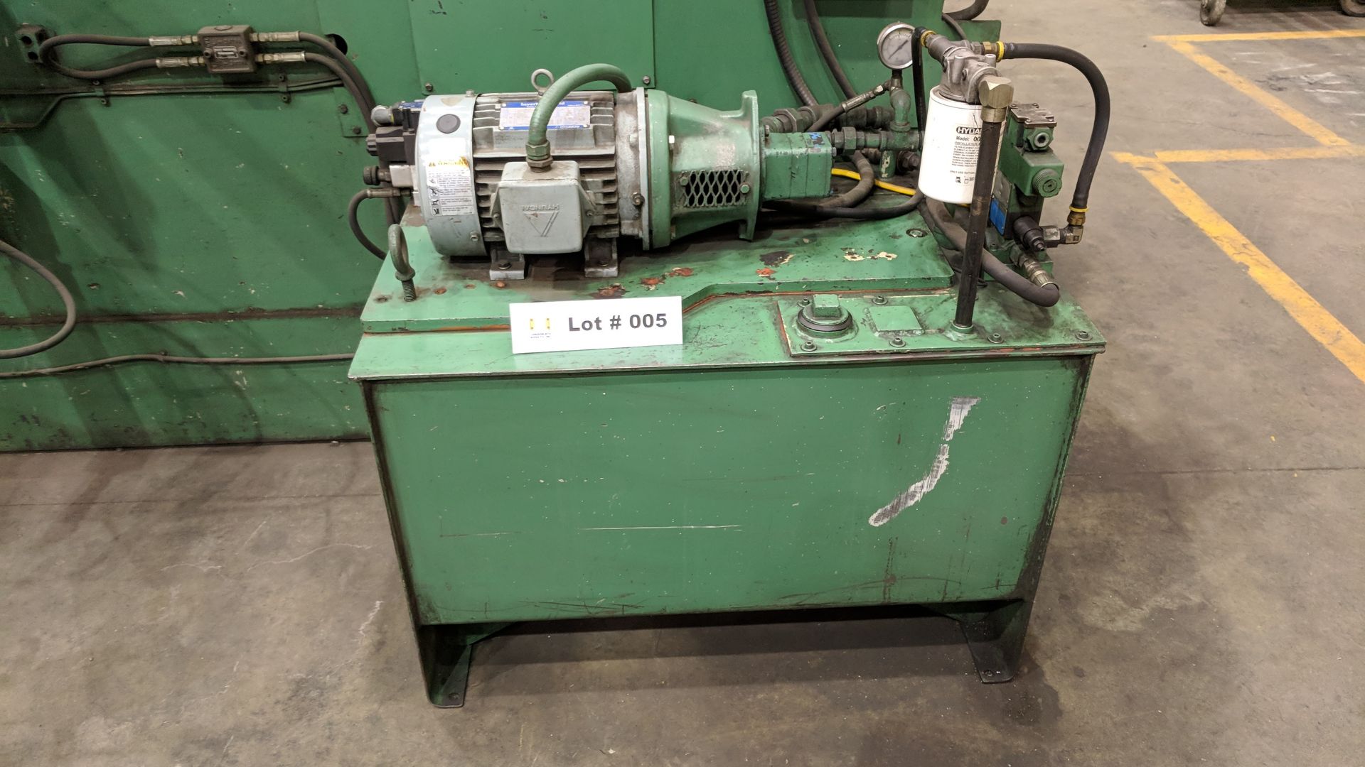 PRESS LINE PL 1000 48" HYDRAULIC POWER UNCOILER, S/N 5608-3/77 (CI) - Image 2 of 6