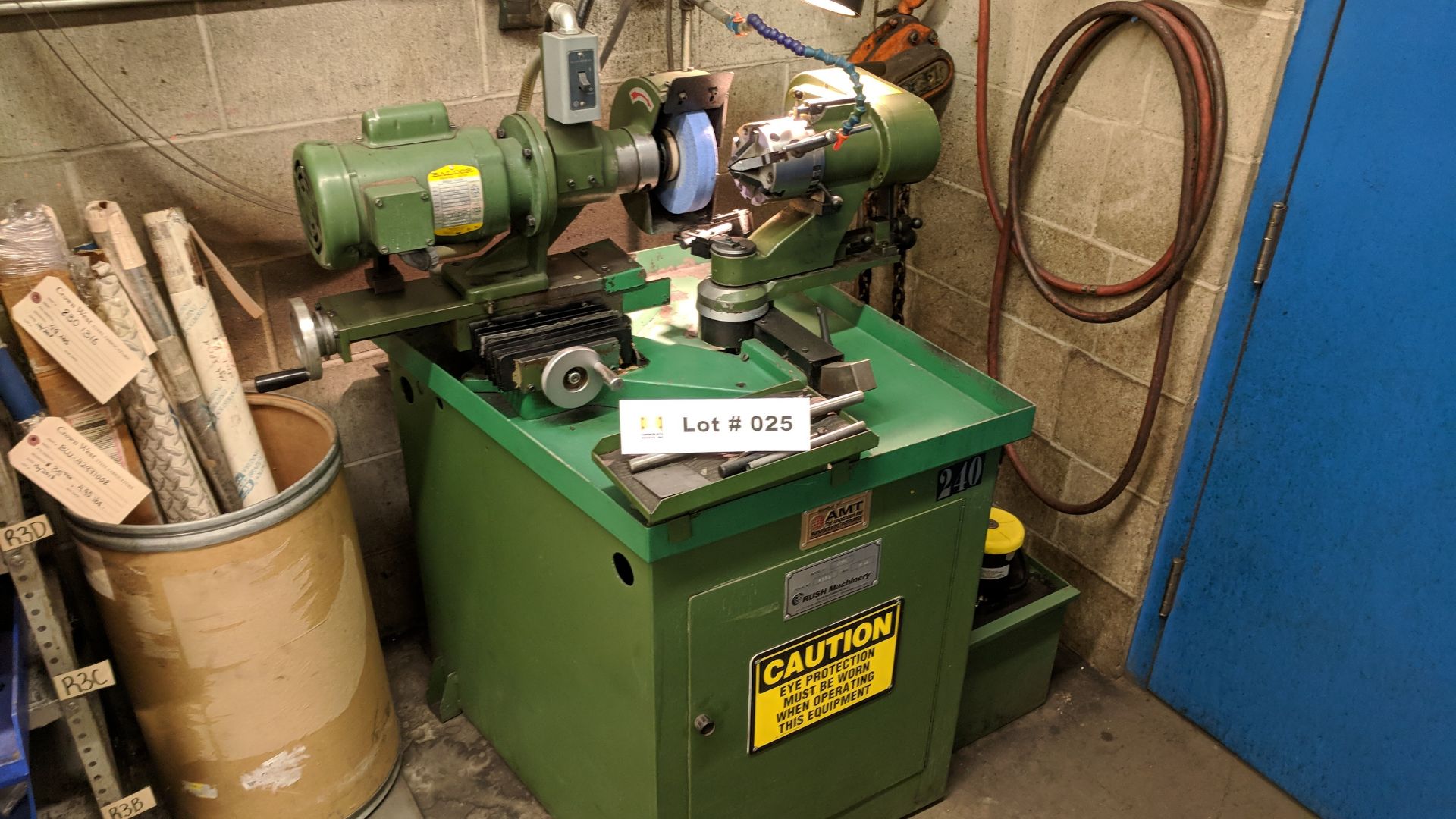 RUSH MACHINERY (1999) 132C TOOL AND CUTTER GRINDER WITH 0.80" TO 1.25" CAPACITY, S/N 2380 (CI)