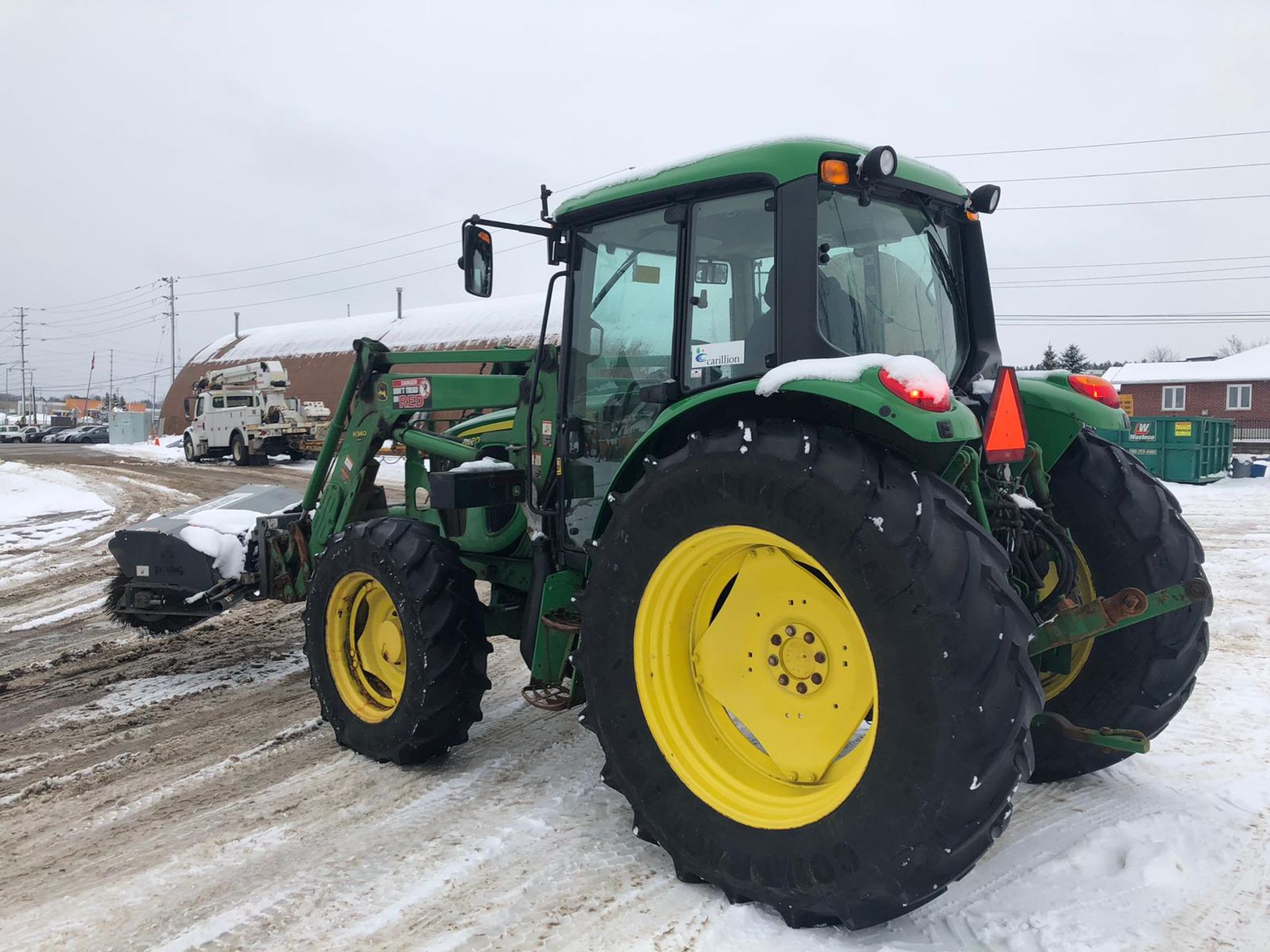 JOHN DEERE (2012) 6430 TRACTOR WITH JD 4.5L ENGINE, 4WD, JOHN DEERE H340 HYDRAULIC LOADER - Image 3 of 11