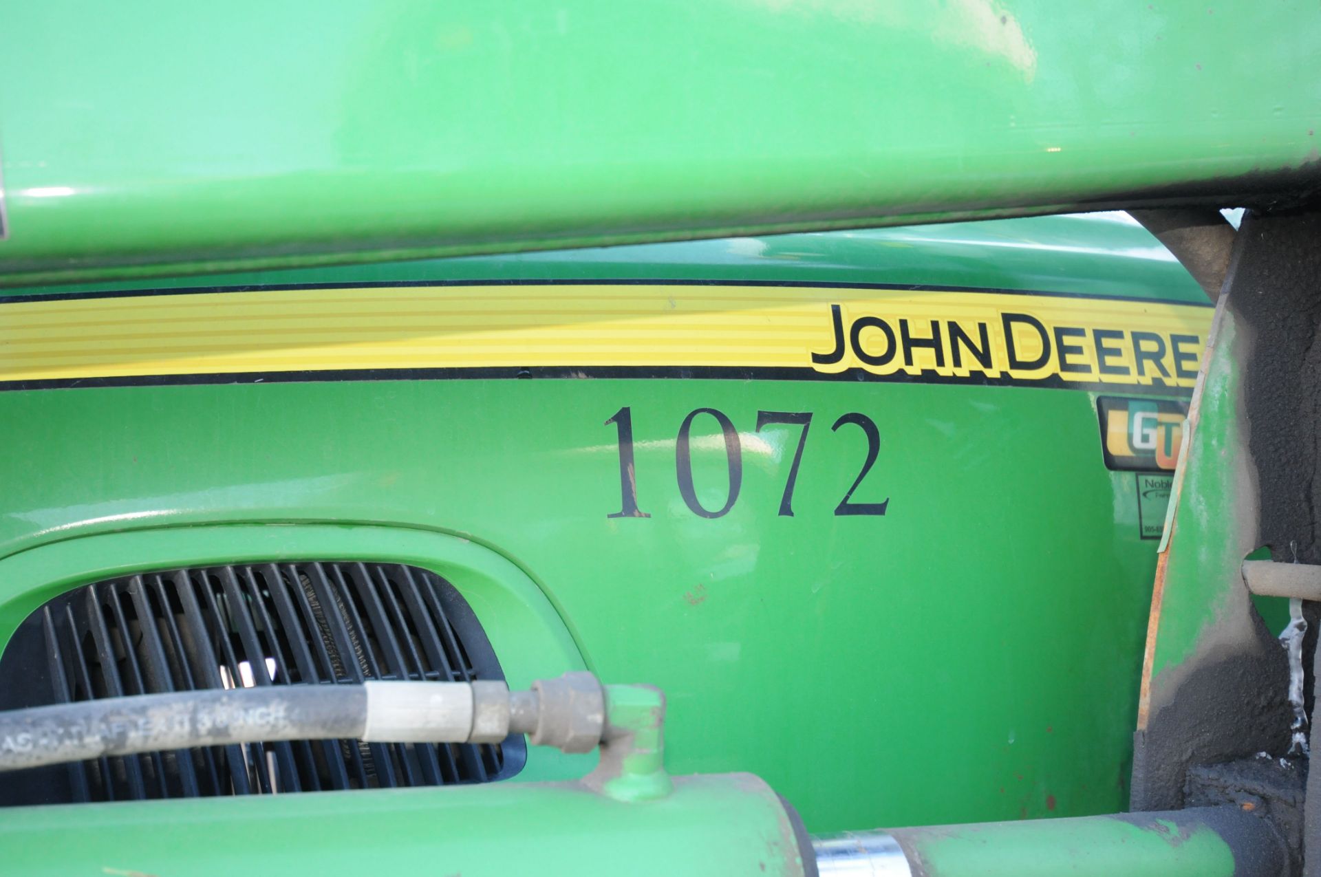 JOHN DEERE (2012) 6430 TRACTOR WITH JD 4.5L ENGINE, 4WD, JOHN DEERE H340 HYDRAULIC LOADER - Image 5 of 9