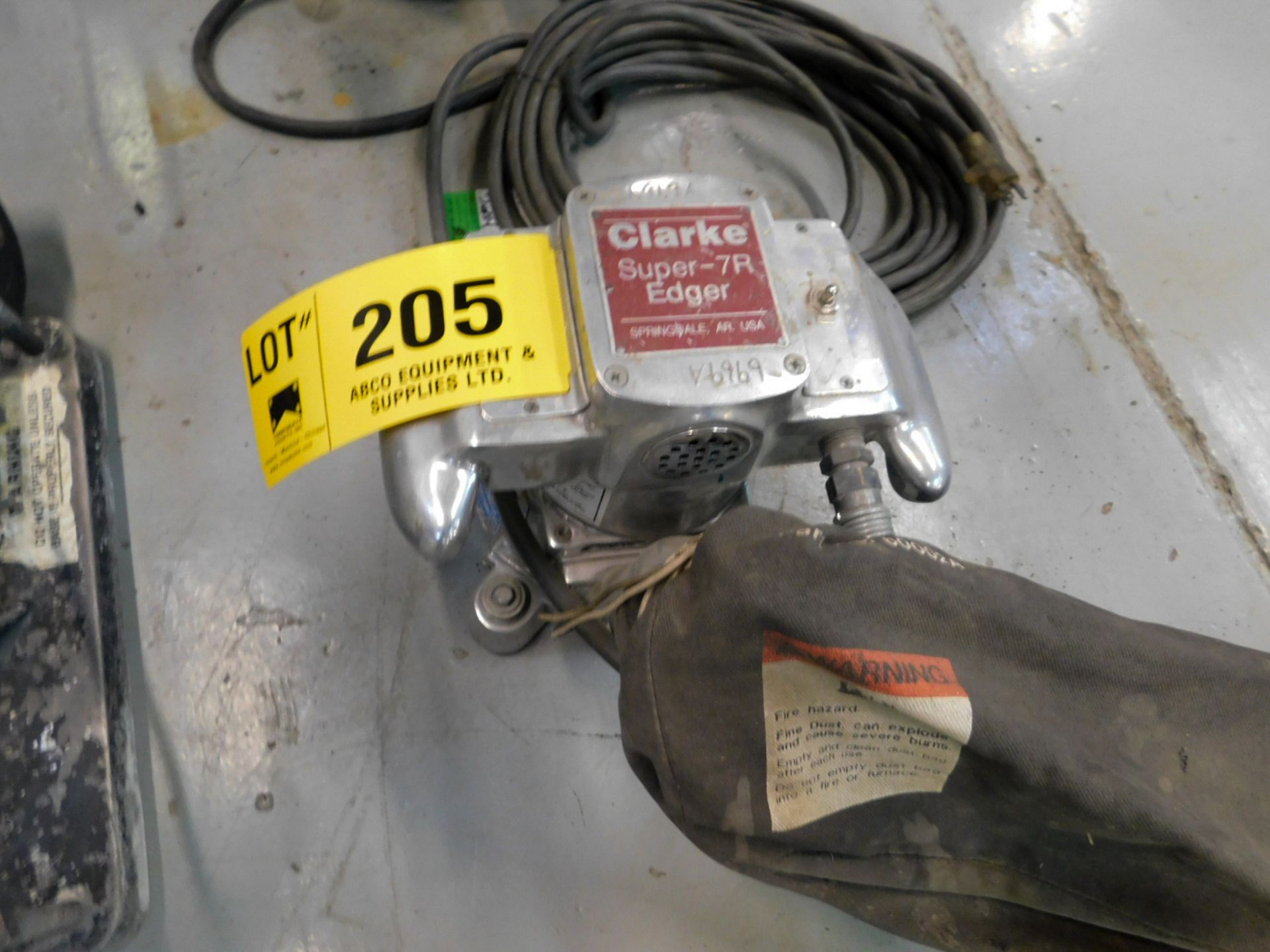 CLARKE SUPER-7R EDGER