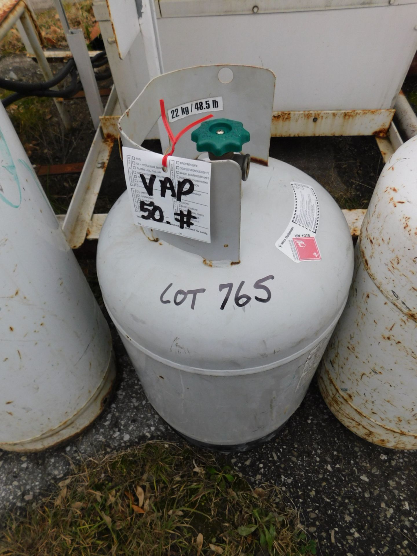 50LB PROPANE VAPOR TANKS