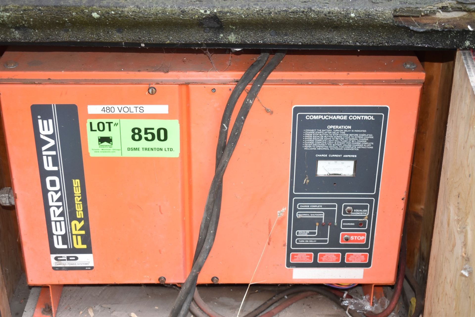 FERRO FIVE 36V FORKLIFT BATTERY CHARGER, S/N N/A (CI) [RIGGING FOR FOR LOT# 850 - $50 USD +PLUS