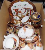 LOT WITHDRAWN Bell Fine China part tea service, Oriental ceramics,