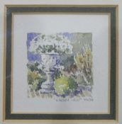 Framed botanical print and various other framed prints (9)