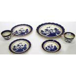 Royal Doulton Booths 'Real Old Willow' pattern tea and dinner service comprising six of three