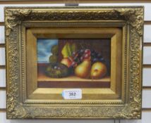 LOT WITHDRAWN Reproduction oil on board Still life,