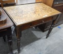 Victorian side table of rectangular form,