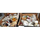 Assorted ceramics and glassware including a Britvic advertising glass jug,