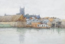 A T Griffith (early 20th century) Watercolour "Worcester", signed and titled,