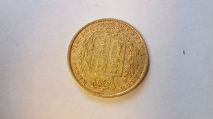 Victorian gold sovereign,
