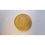 Victorian gold sovereign,