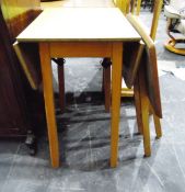 Formica drop-leaf kitchen table