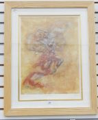 After Joy Kirton-Smith Limited edition colour print "Firedance III", signed,