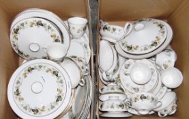 Royal Doulton 'Larchmont' part dinner and tea service including serving dishes, meat plates,