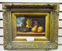 Unattributed (20th century school) Pair of watercolours Still life of apples, unsigned, 11.