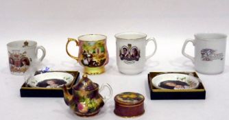 Quantity of decorative china to include commemorative ware,