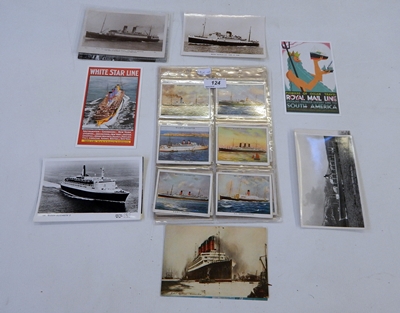 Quantity of 20th liner postcards to include "White Star Line",