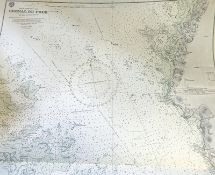 Quantity of Admiralty chart maps, mid to late 20th century,