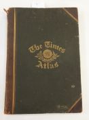 "The Times Atlas", published at The Office of The Times 1896, numerous colour double-page maps,