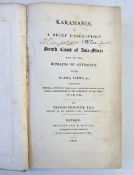 Beaufort, Francis FRS "Karamania: or a brief description of the South Coast of Asia Minor ...